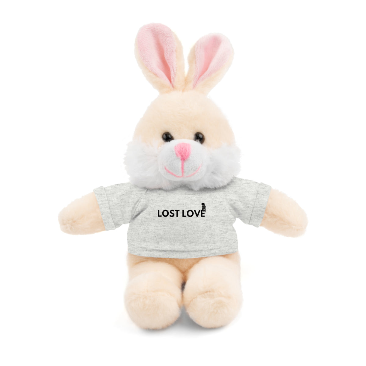 Stuffed Animal with Message Tee, Adorable Plush Toy, Gift for Kids, Comfort for Loss, Thoughtful Keepsake
