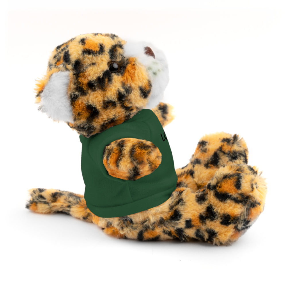 Stuffed Animal with Message Tee, Adorable Plush Toy, Gift for Kids, Comfort for Loss, Thoughtful Keepsake