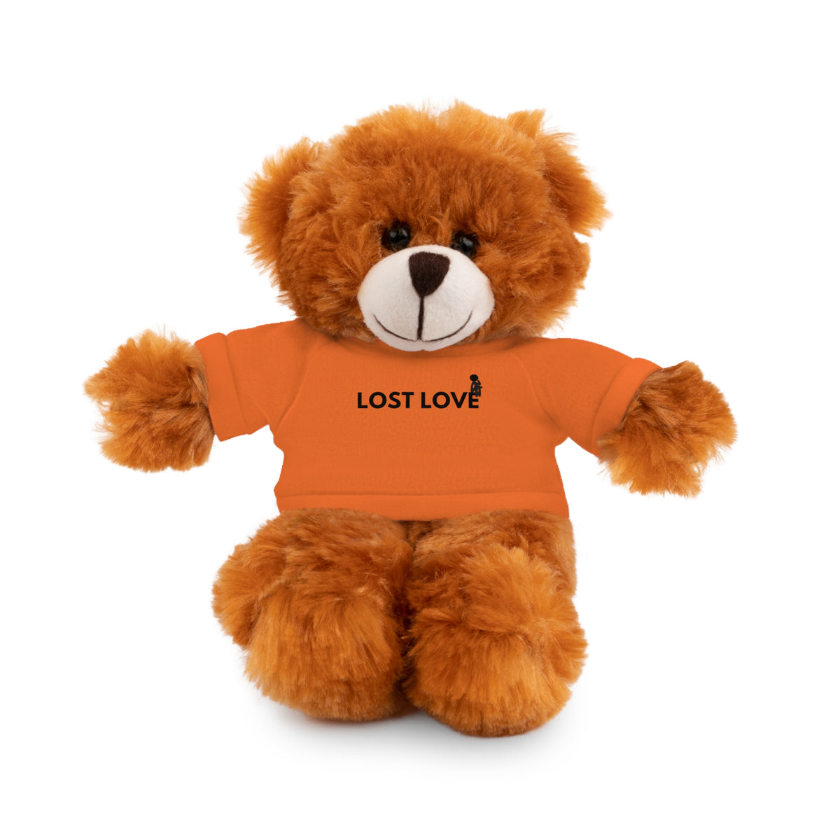 Stuffed Animal with Message Tee, Adorable Plush Toy, Gift for Kids, Comfort for Loss, Thoughtful Keepsake