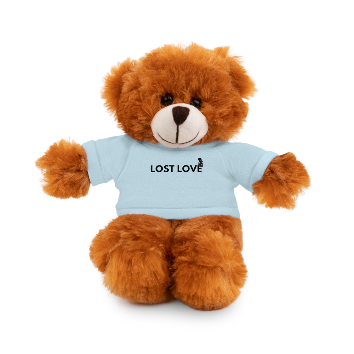 Stuffed Animal with Message Tee, Adorable Plush Toy, Gift for Kids, Comfort for Loss, Thoughtful Keepsake