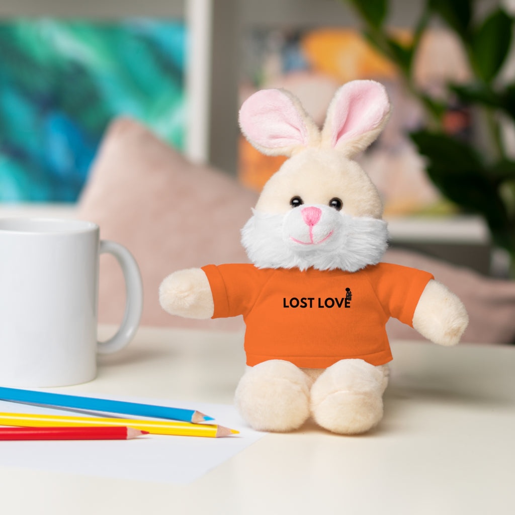 Stuffed Animal with Message Tee, Adorable Plush Toy, Gift for Kids, Comfort for Loss, Thoughtful Keepsake