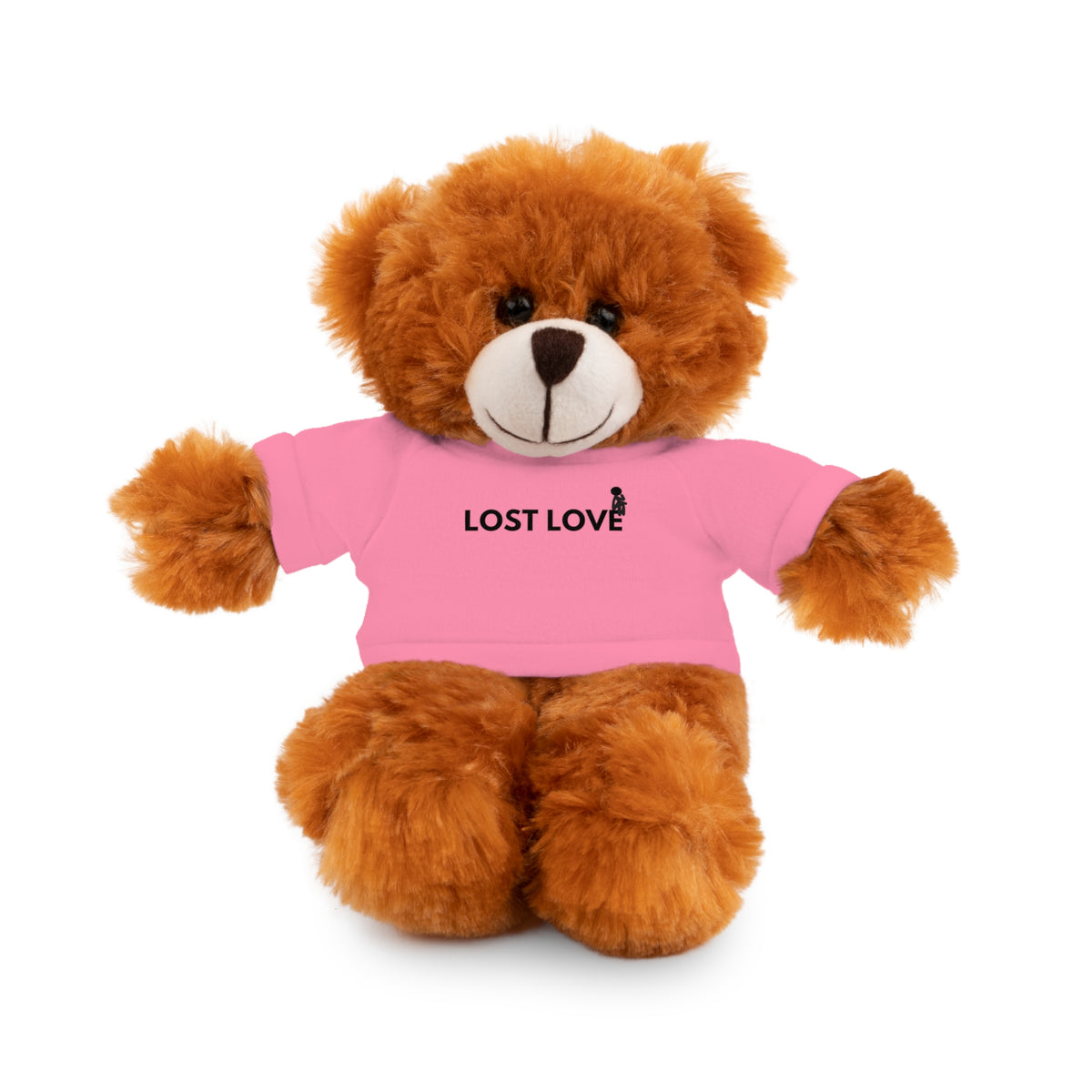 Stuffed Animal with Message Tee, Adorable Plush Toy, Gift for Kids, Comfort for Loss, Thoughtful Keepsake