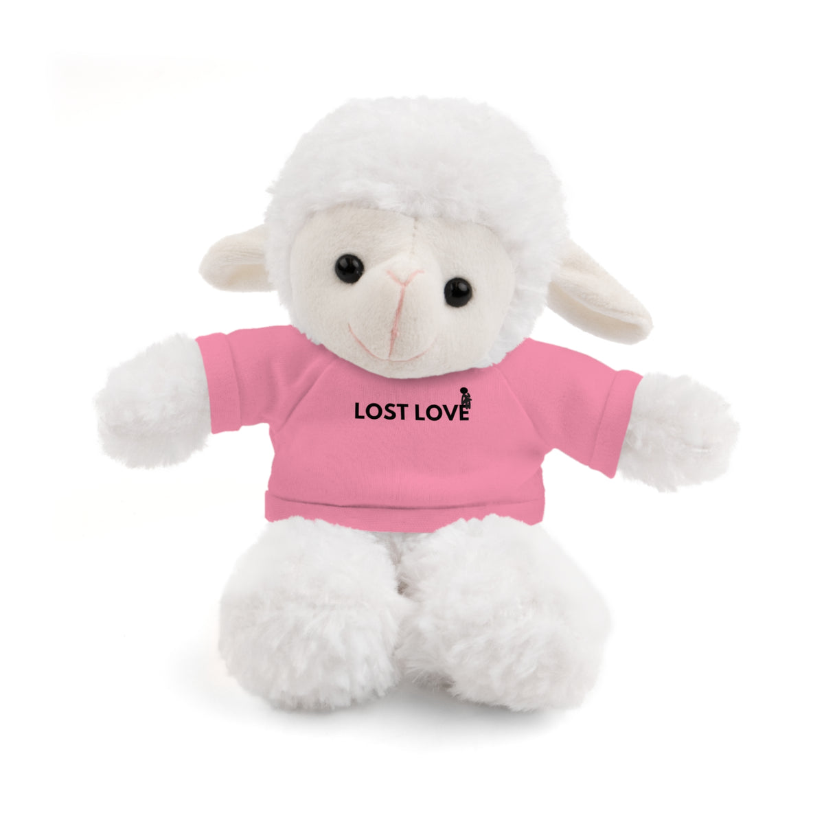 Stuffed Animal with Message Tee, Adorable Plush Toy, Gift for Kids, Comfort for Loss, Thoughtful Keepsake