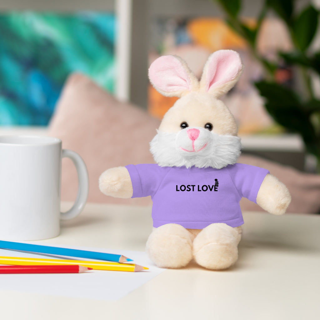 Stuffed Animal with Message Tee, Adorable Plush Toy, Gift for Kids, Comfort for Loss, Thoughtful Keepsake