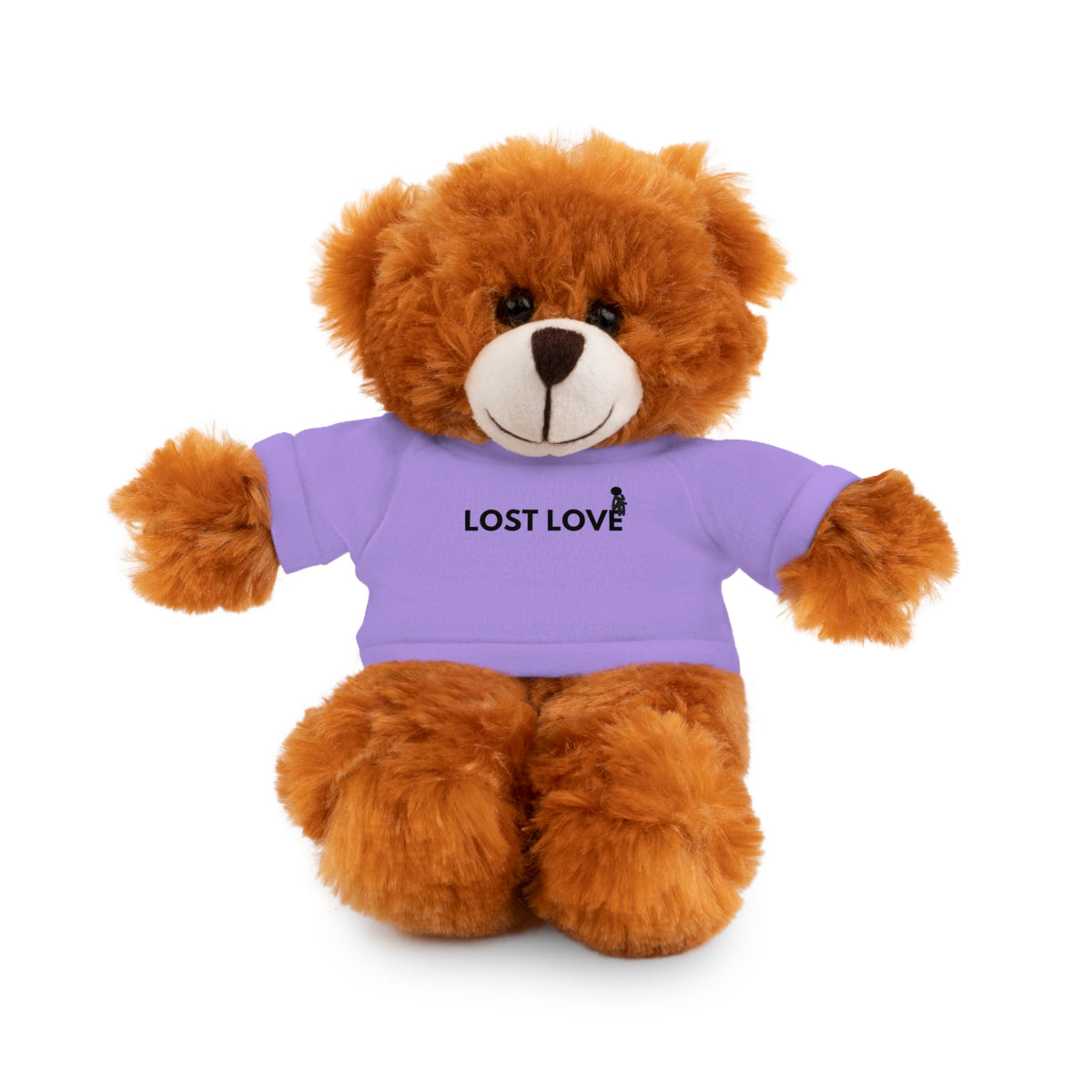 Stuffed Animal with Message Tee, Adorable Plush Toy, Gift for Kids, Comfort for Loss, Thoughtful Keepsake