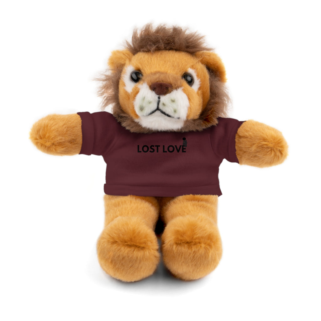 Stuffed Animal with Message Tee, Adorable Plush Toy, Gift for Kids, Comfort for Loss, Thoughtful Keepsake