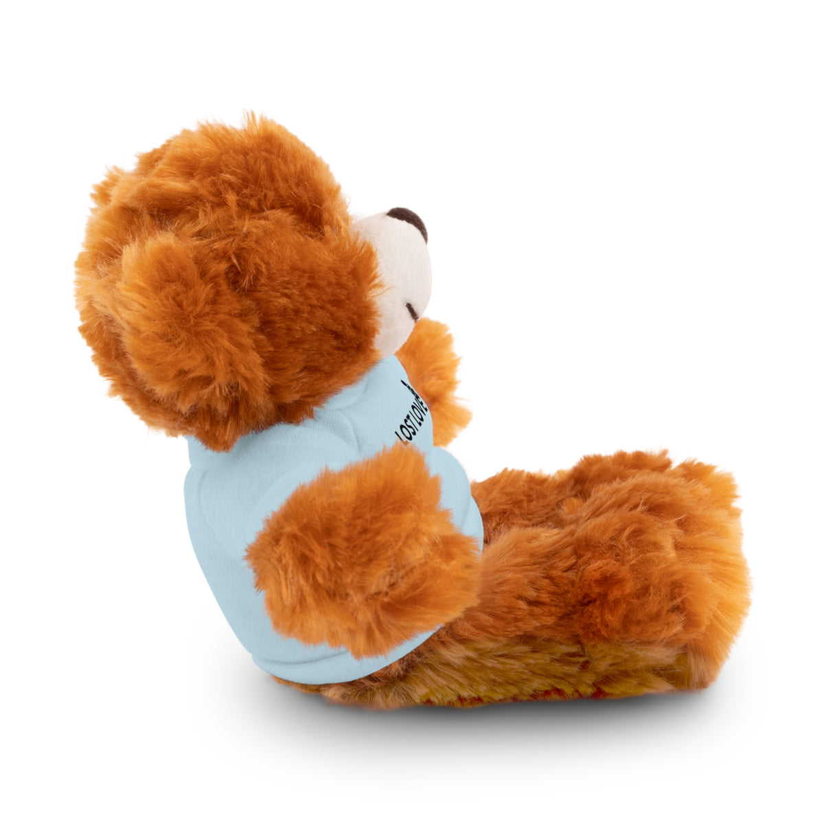 Stuffed Animal with Message Tee, Adorable Plush Toy, Gift for Kids, Comfort for Loss, Thoughtful Keepsake