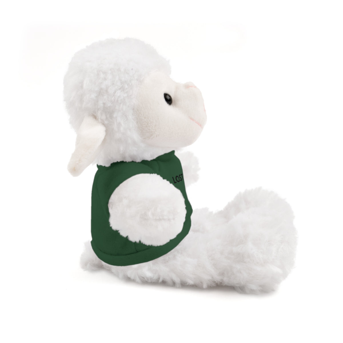 Stuffed Animal with Message Tee, Adorable Plush Toy, Gift for Kids, Comfort for Loss, Thoughtful Keepsake