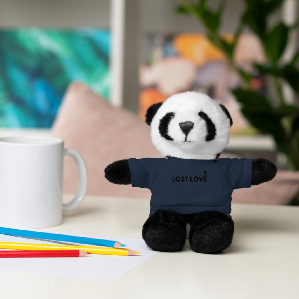 Stuffed Animal with Message Tee, Adorable Plush Toy, Gift for Kids, Comfort for Loss, Thoughtful Keepsake