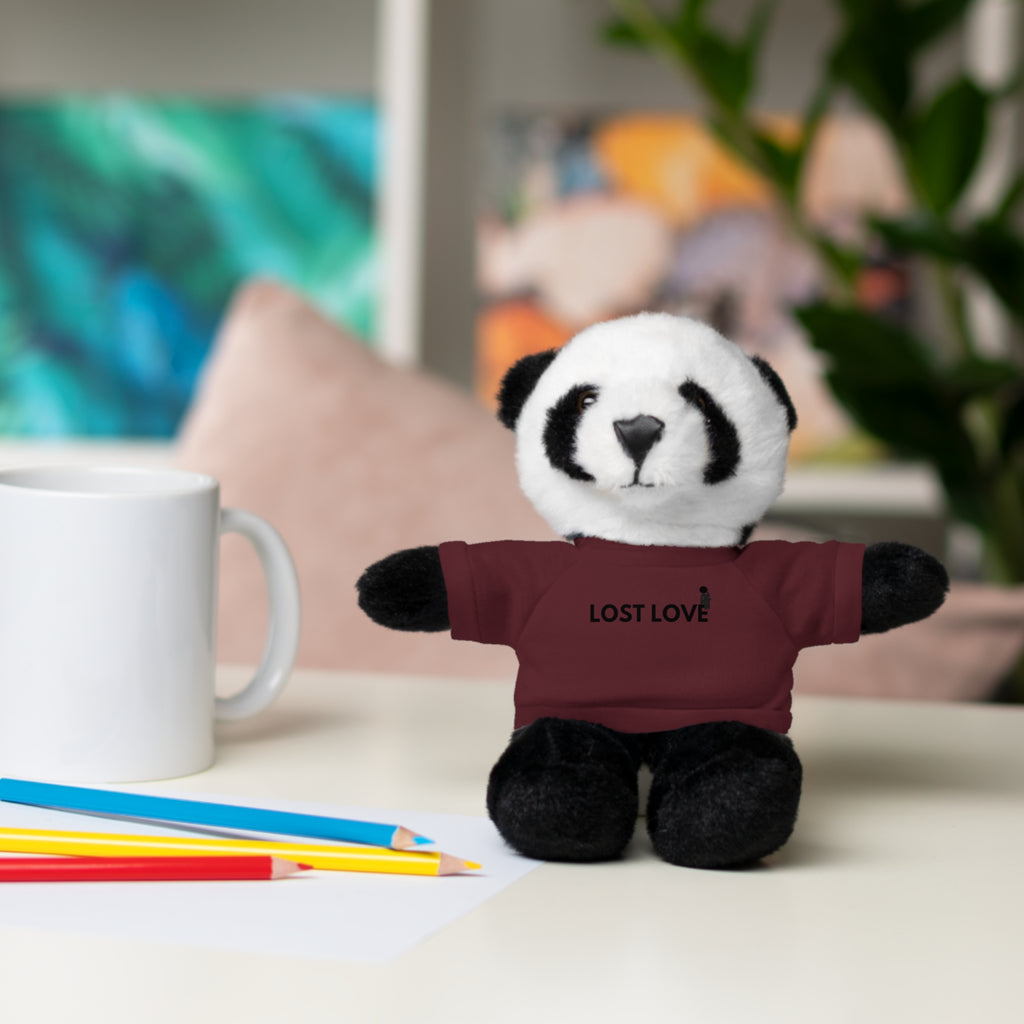 Stuffed Animal with Message Tee, Adorable Plush Toy, Gift for Kids, Comfort for Loss, Thoughtful Keepsake