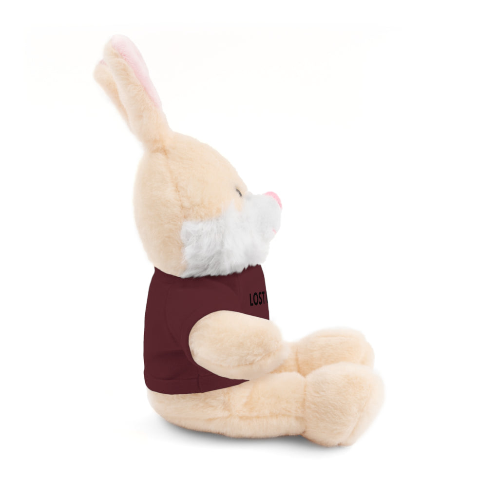 Stuffed Animal with Message Tee, Adorable Plush Toy, Gift for Kids, Comfort for Loss, Thoughtful Keepsake