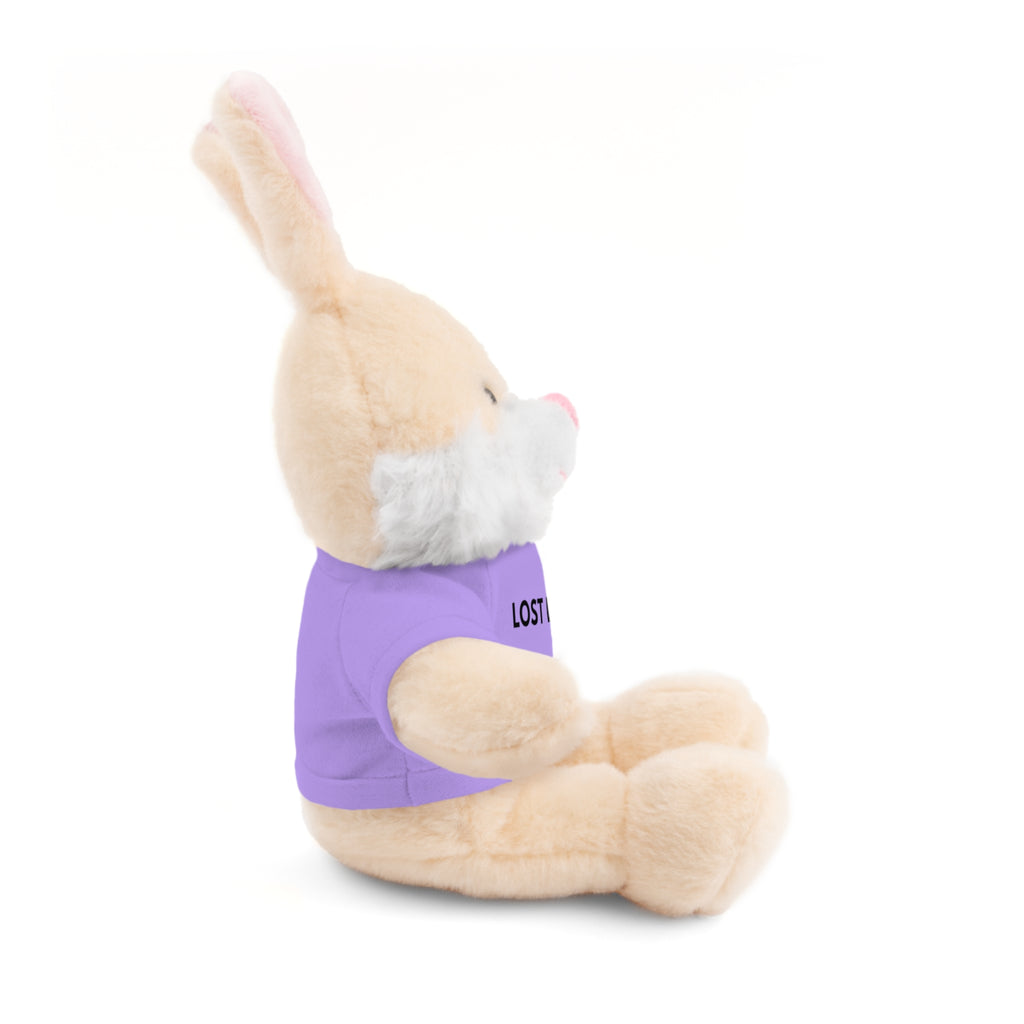 Stuffed Animal with Message Tee, Adorable Plush Toy, Gift for Kids, Comfort for Loss, Thoughtful Keepsake