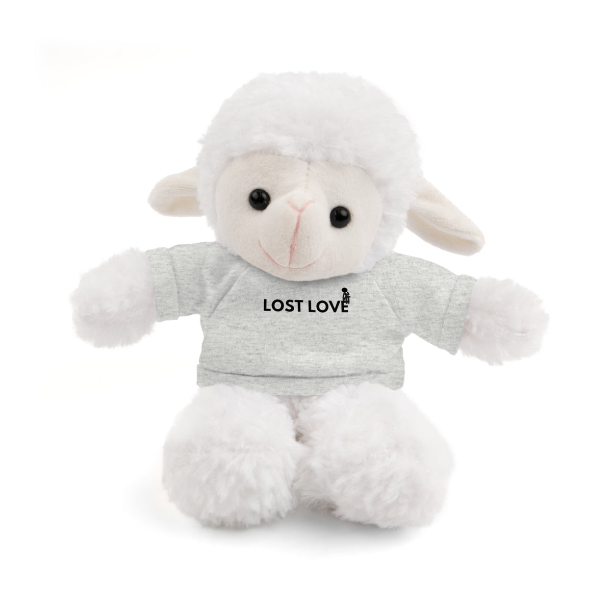 Stuffed Animal with Message Tee, Adorable Plush Toy, Gift for Kids, Comfort for Loss, Thoughtful Keepsake