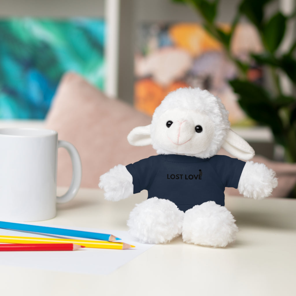 Stuffed Animal with Message Tee, Adorable Plush Toy, Gift for Kids, Comfort for Loss, Thoughtful Keepsake