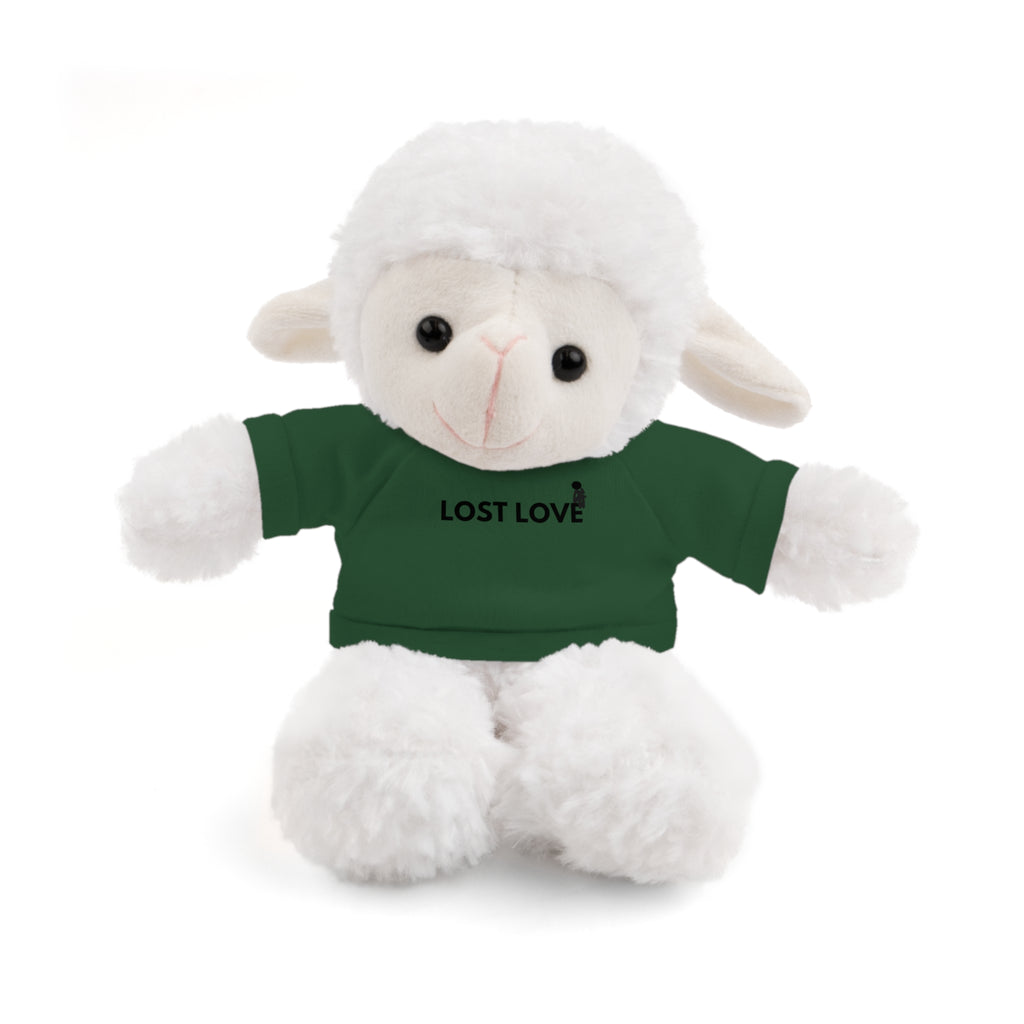 Stuffed Animal with Message Tee, Adorable Plush Toy, Gift for Kids, Comfort for Loss, Thoughtful Keepsake