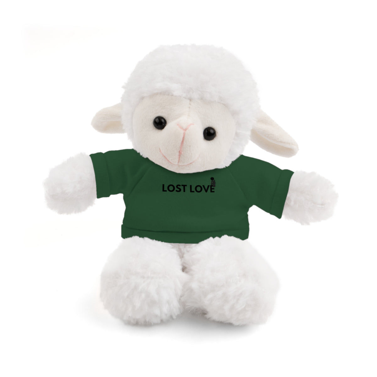 Stuffed Animal with Message Tee, Adorable Plush Toy, Gift for Kids, Comfort for Loss, Thoughtful Keepsake