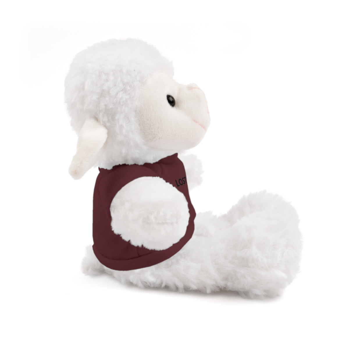 Stuffed Animal with Message Tee, Adorable Plush Toy, Gift for Kids, Comfort for Loss, Thoughtful Keepsake