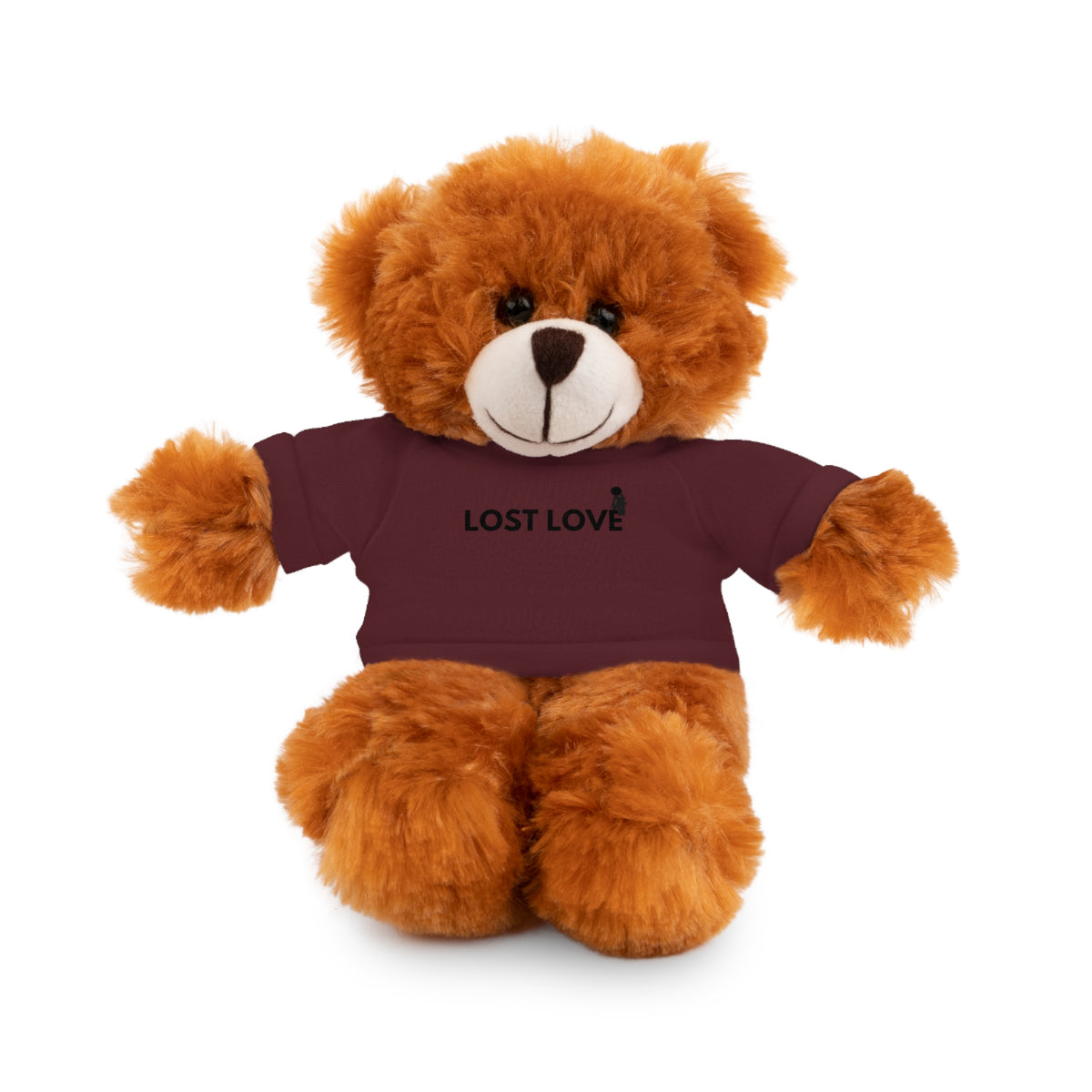 Stuffed Animal with Message Tee, Adorable Plush Toy, Gift for Kids, Comfort for Loss, Thoughtful Keepsake
