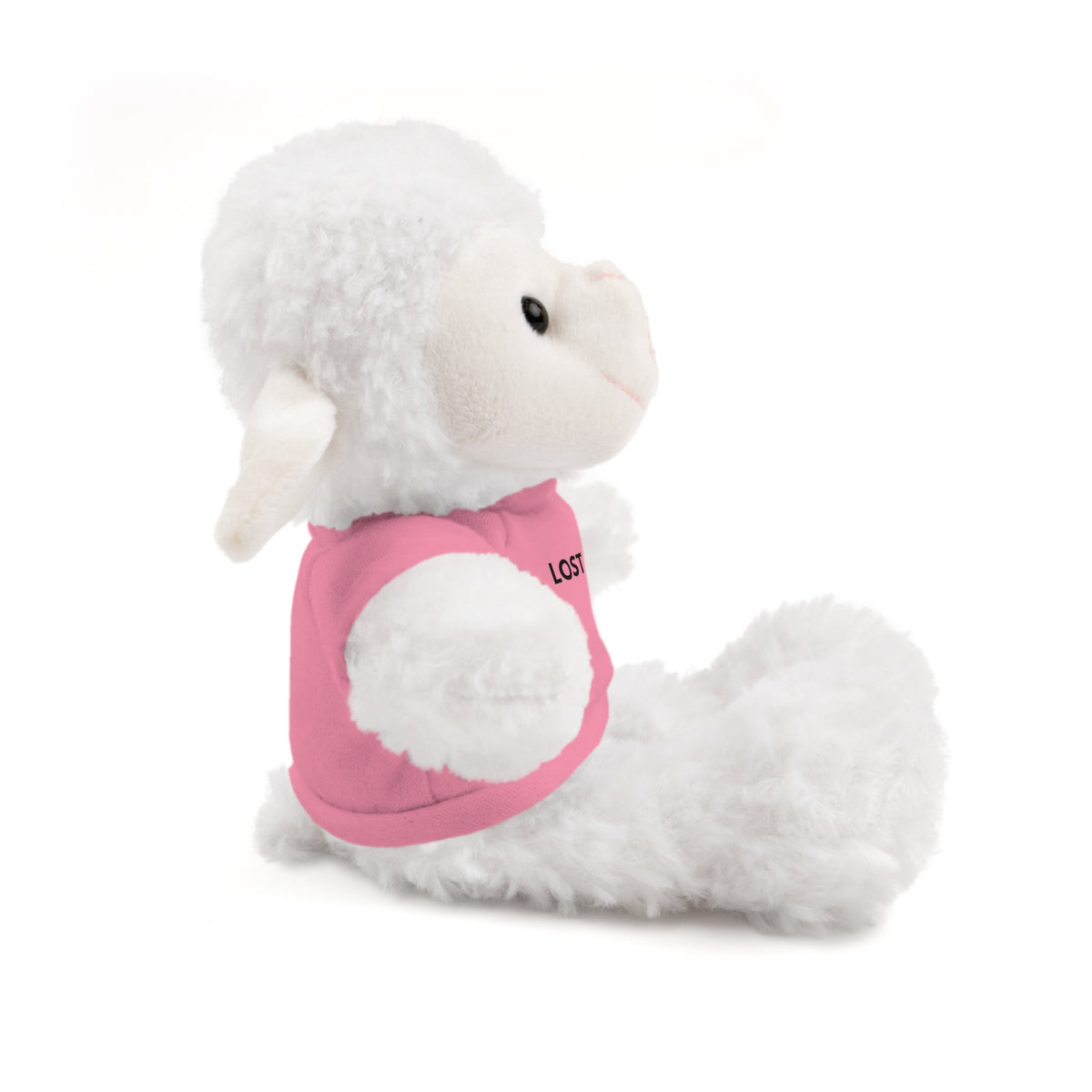 Stuffed Animal with Message Tee, Adorable Plush Toy, Gift for Kids, Comfort for Loss, Thoughtful Keepsake