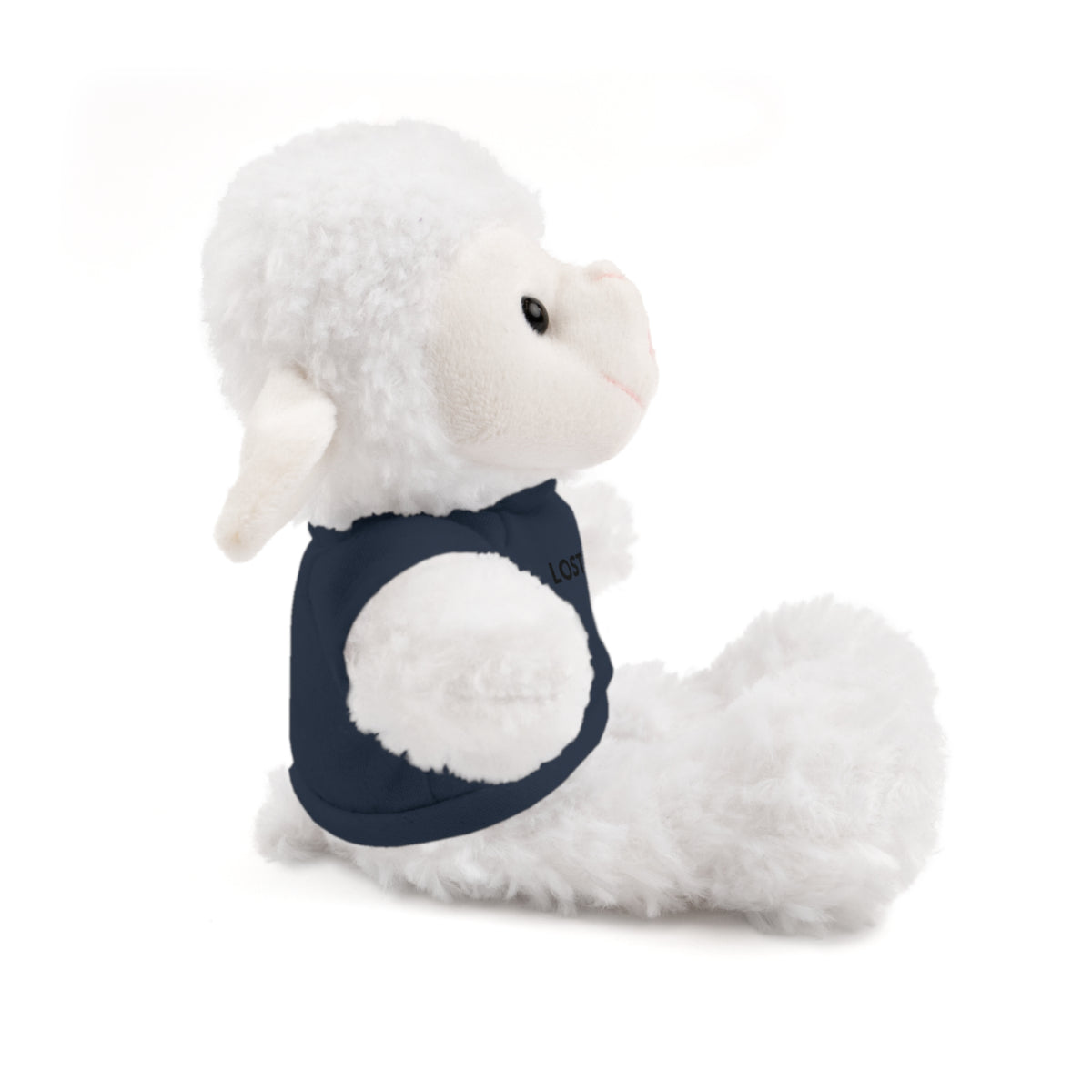 Stuffed Animal with Message Tee, Adorable Plush Toy, Gift for Kids, Comfort for Loss, Thoughtful Keepsake