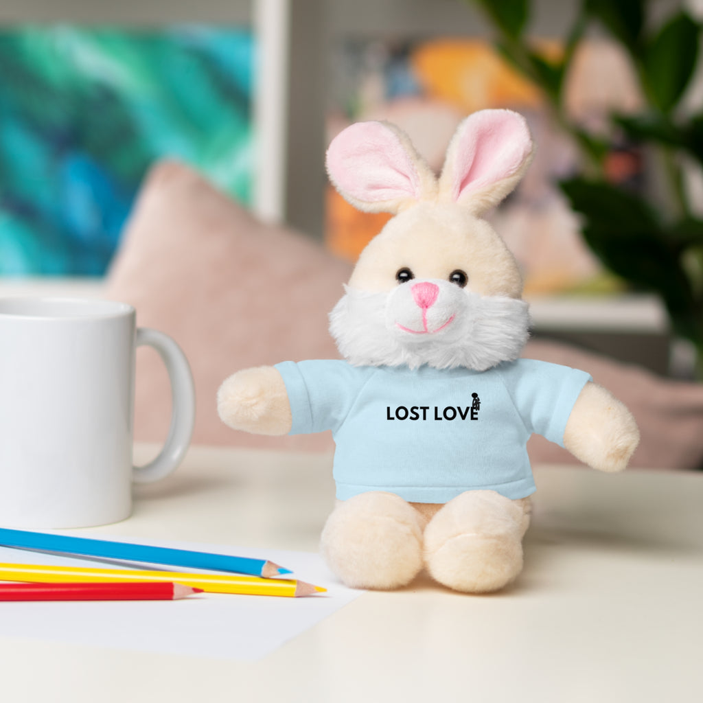 Stuffed Animal with Message Tee, Adorable Plush Toy, Gift for Kids, Comfort for Loss, Thoughtful Keepsake