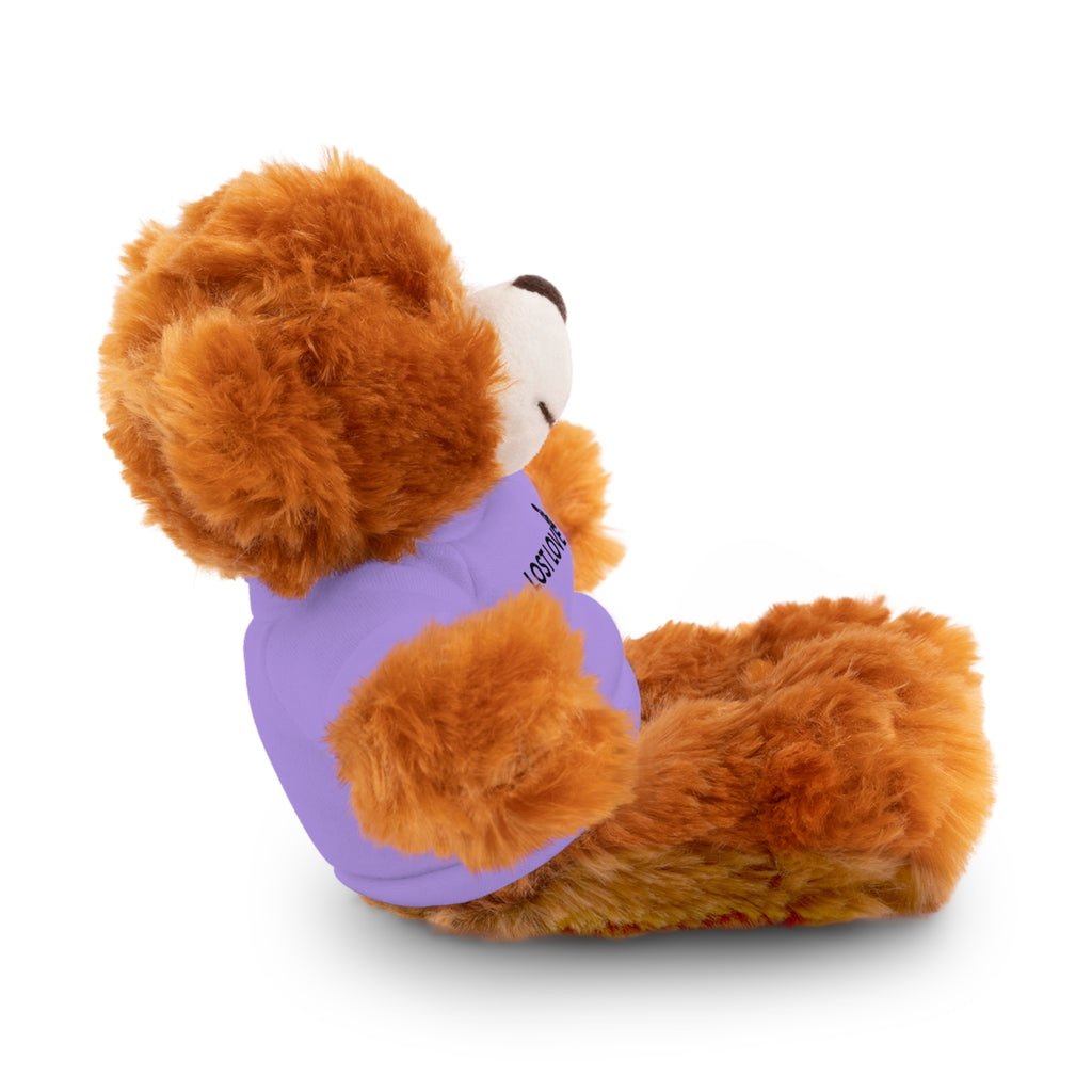Stuffed Animal with Message Tee, Adorable Plush Toy, Gift for Kids, Comfort for Loss, Thoughtful Keepsake