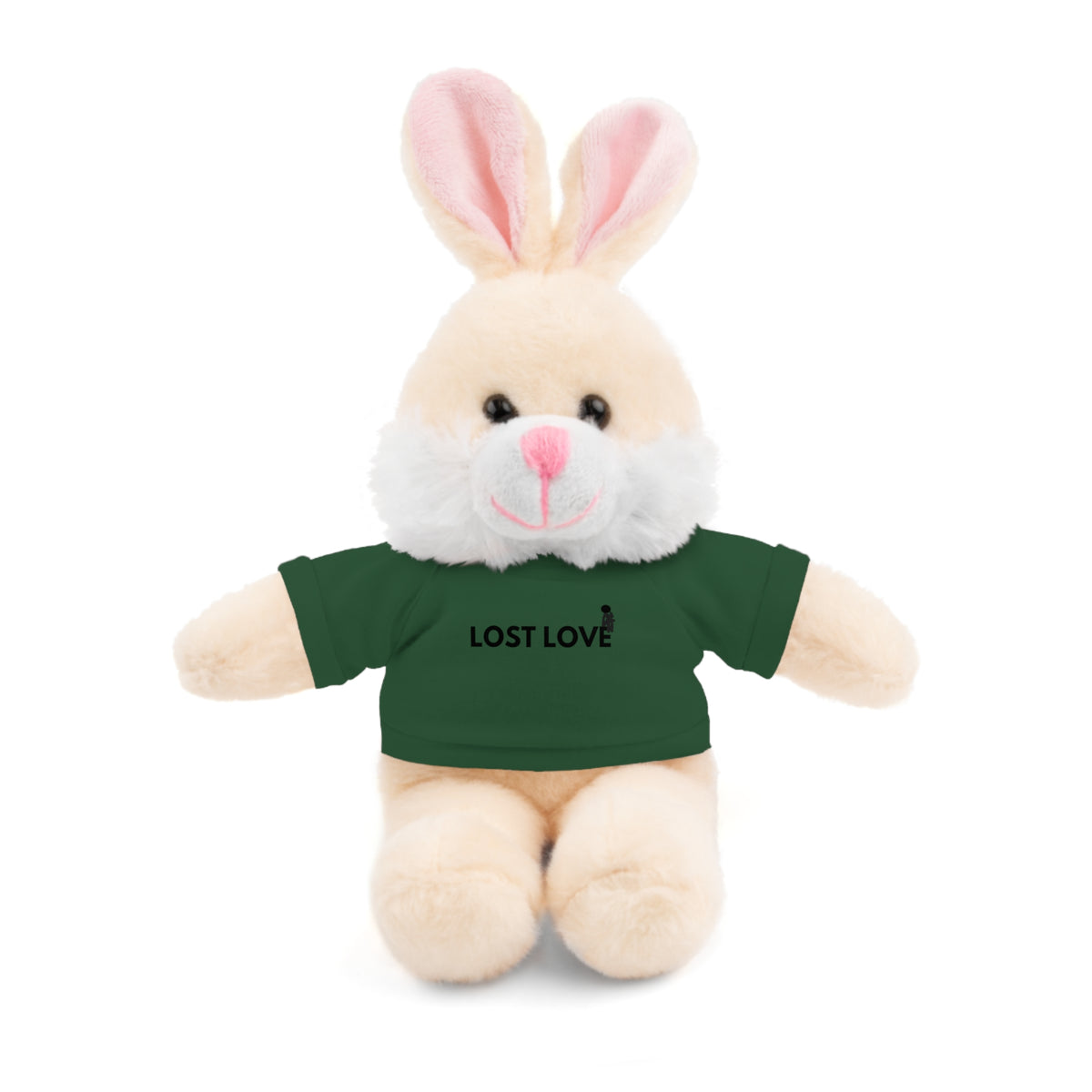 Stuffed Animal with Message Tee, Adorable Plush Toy, Gift for Kids, Comfort for Loss, Thoughtful Keepsake