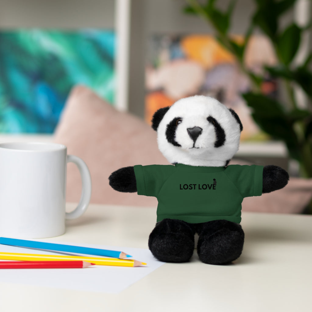Stuffed Animal with Message Tee, Adorable Plush Toy, Gift for Kids, Comfort for Loss, Thoughtful Keepsake