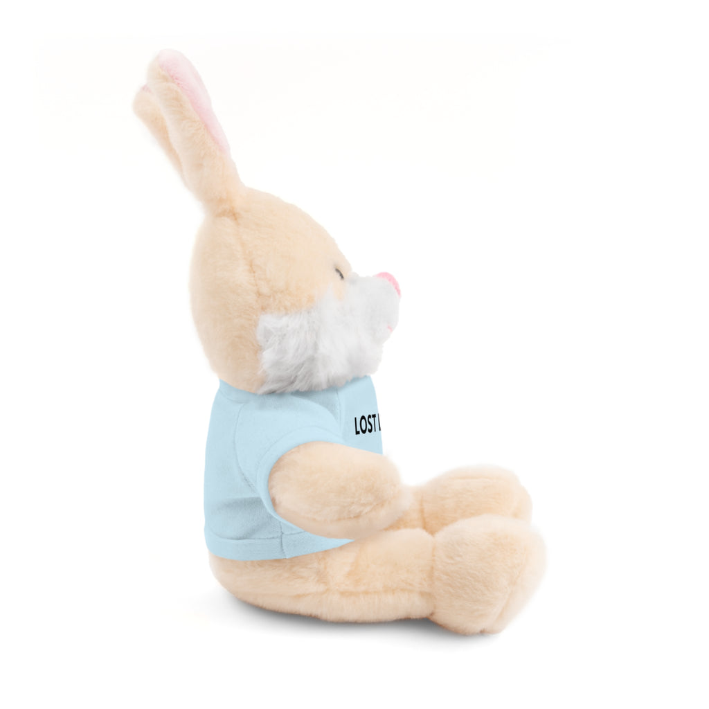 Stuffed Animal with Message Tee, Adorable Plush Toy, Gift for Kids, Comfort for Loss, Thoughtful Keepsake