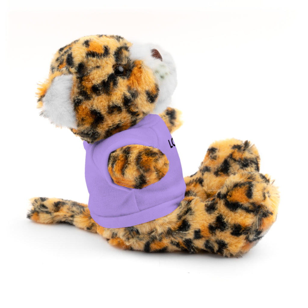 Stuffed Animal with Message Tee, Adorable Plush Toy, Gift for Kids, Comfort for Loss, Thoughtful Keepsake