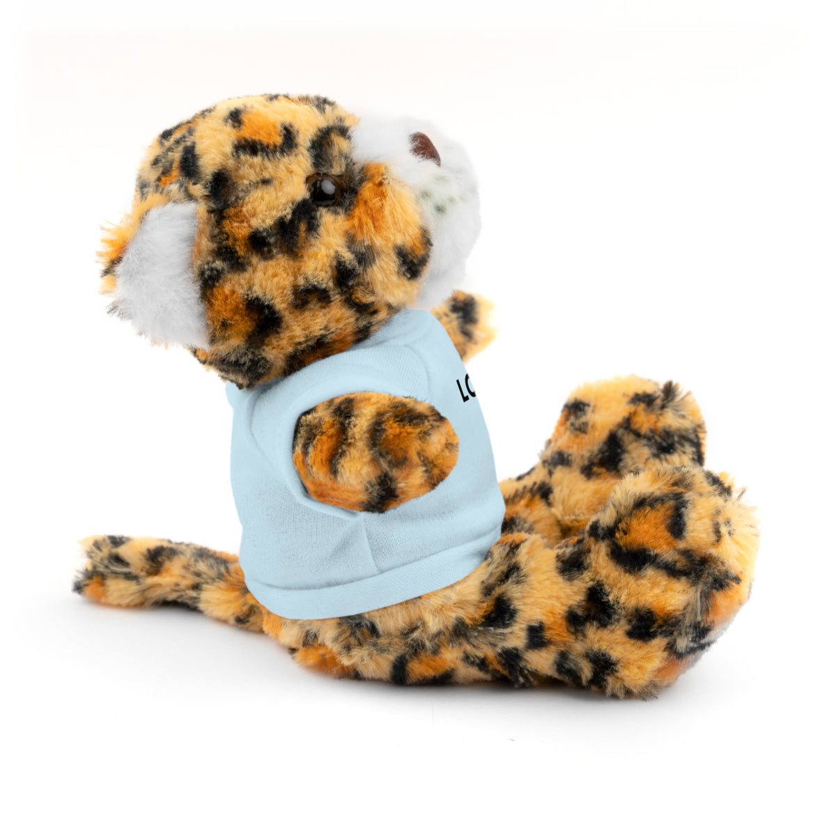 Stuffed Animal with Message Tee, Adorable Plush Toy, Gift for Kids, Comfort for Loss, Thoughtful Keepsake
